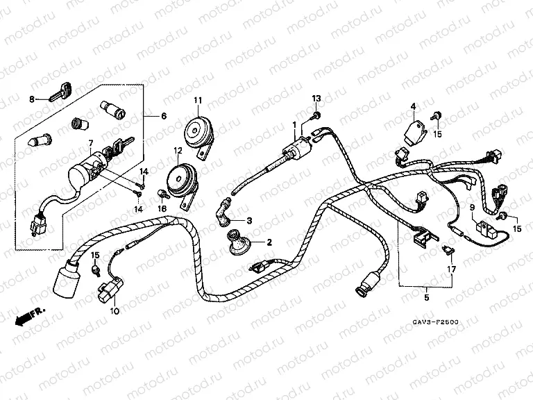F-25 WIRING HARNESS