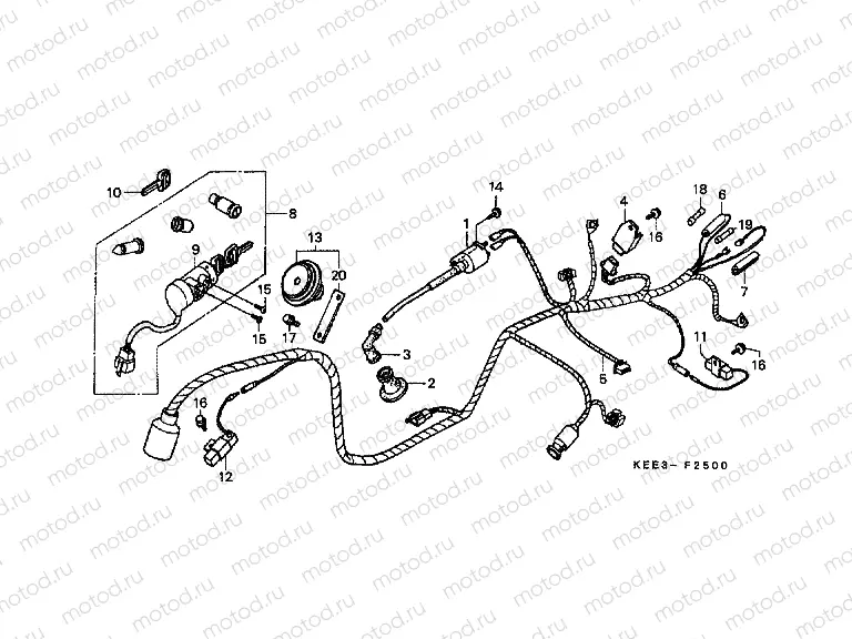 F-25 WIRING HARNESS
