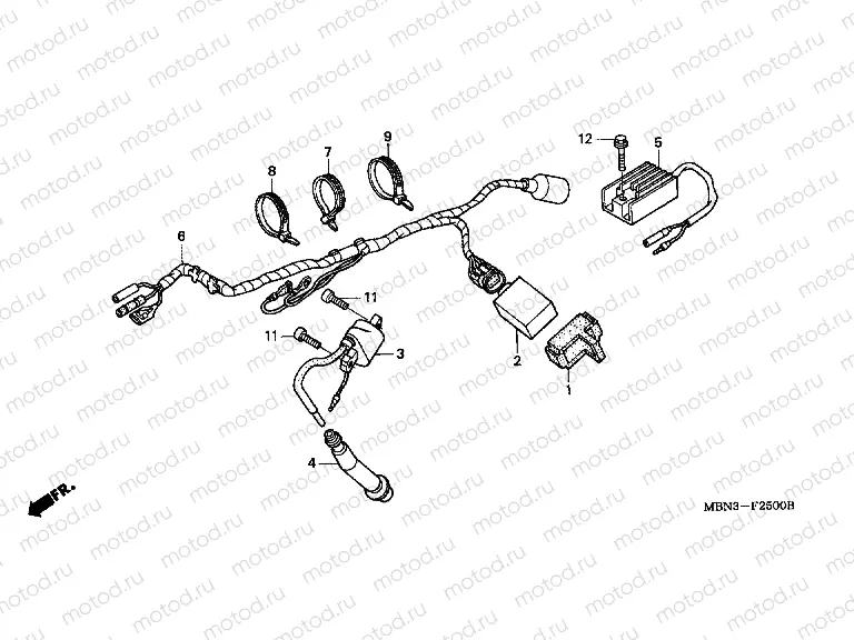 F-25 WIRING HARNESS (CM)