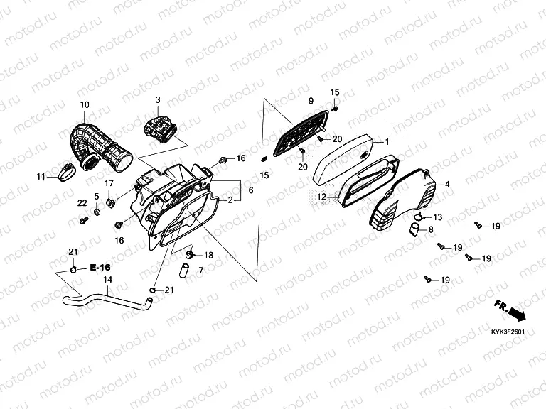 F-26-1 AIR CLEANER (CRF110FK/L/M/N)