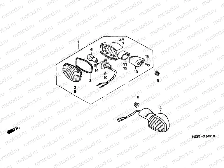F-26-1 FLASHING (CBF600N / NA)