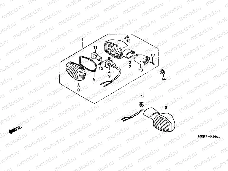 F-26-1 FLASHING (CBF600N / NA)