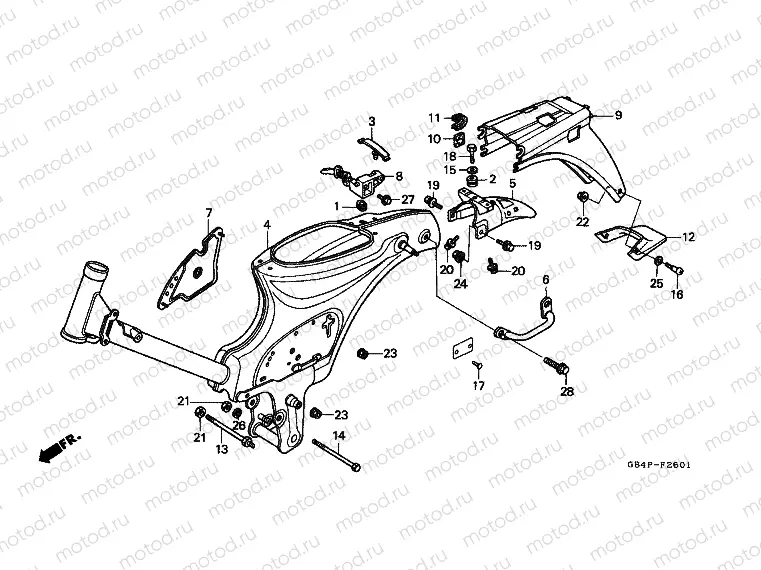 F-26-1 FRAME HOUSING (C50SP / C50ST)