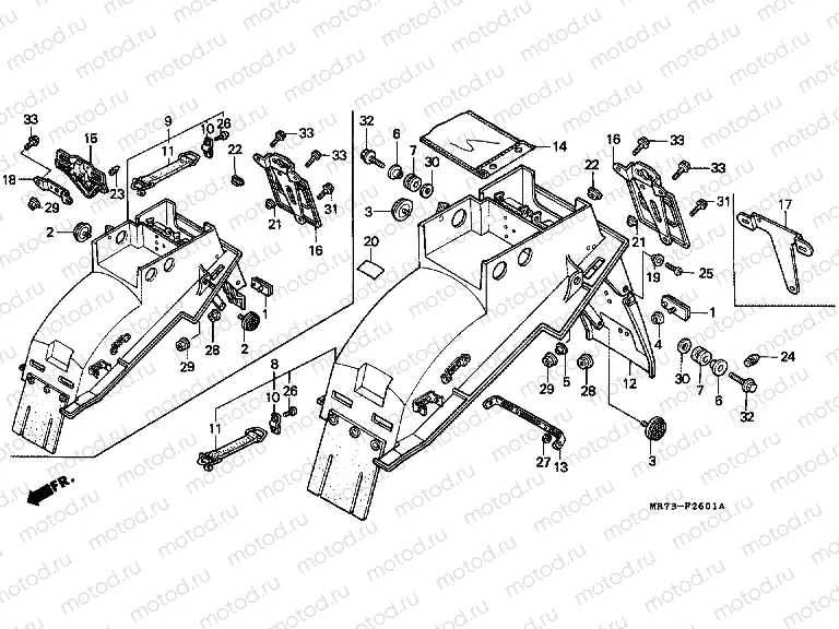 F-26-1 REAR FENDER (2)