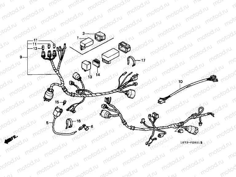 F-26-1 WIRING HARNESS / IGNITION COIL (2)