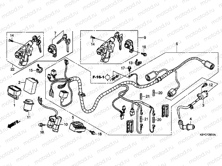 F-26-1 WIRING HARNESS (SC125A)