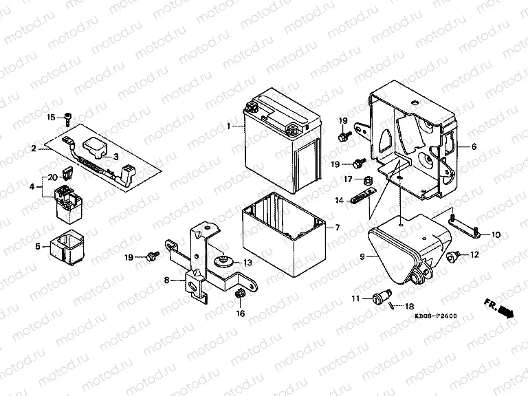 F-26 BATTERY / BATTERY HOUSING