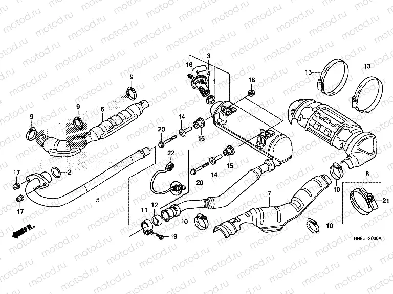F-26 EXHAUST MUFFLER