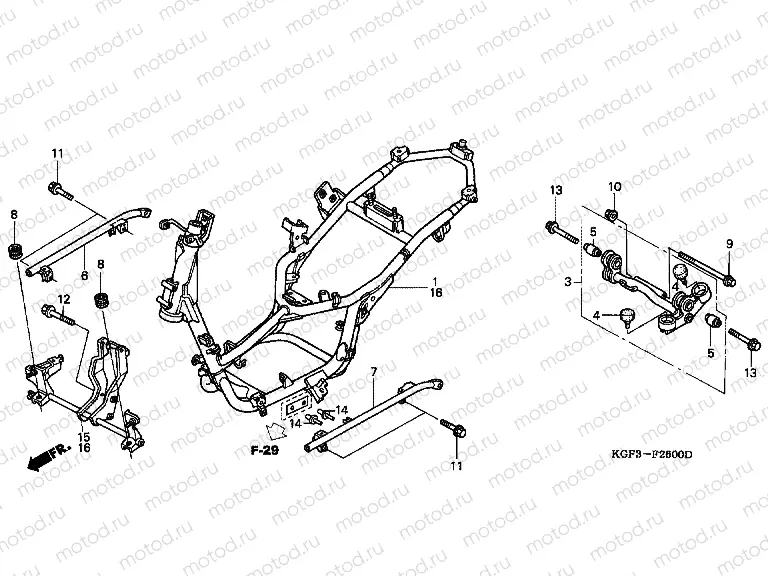 F-26 FRAME HOUSING