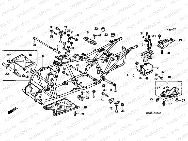 F-26 FRAME HOUSING