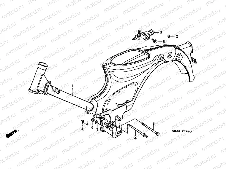 F-26 FRAME HOUSING
