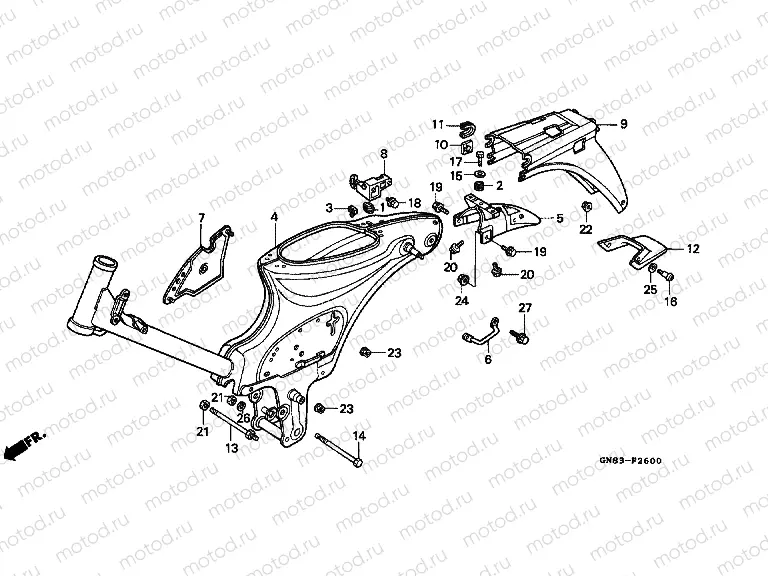 F-26 FRAME HOUSING