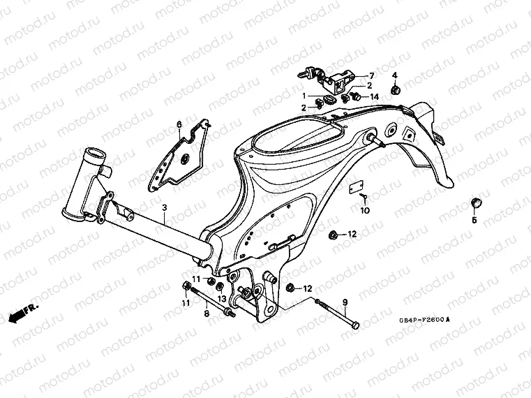 F-26 FRAME HOUSING (C50P / C50T)