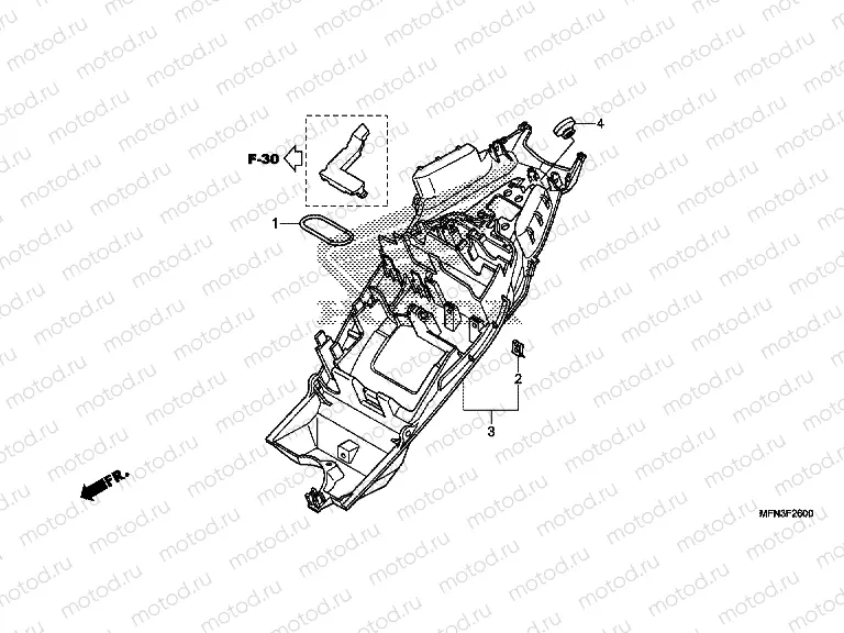 F-26 REAR FENDER