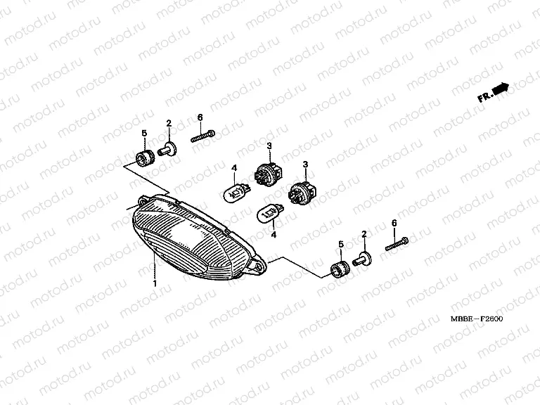 F-26 REAR LAMP