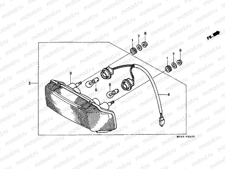 F-26 REAR LAMP