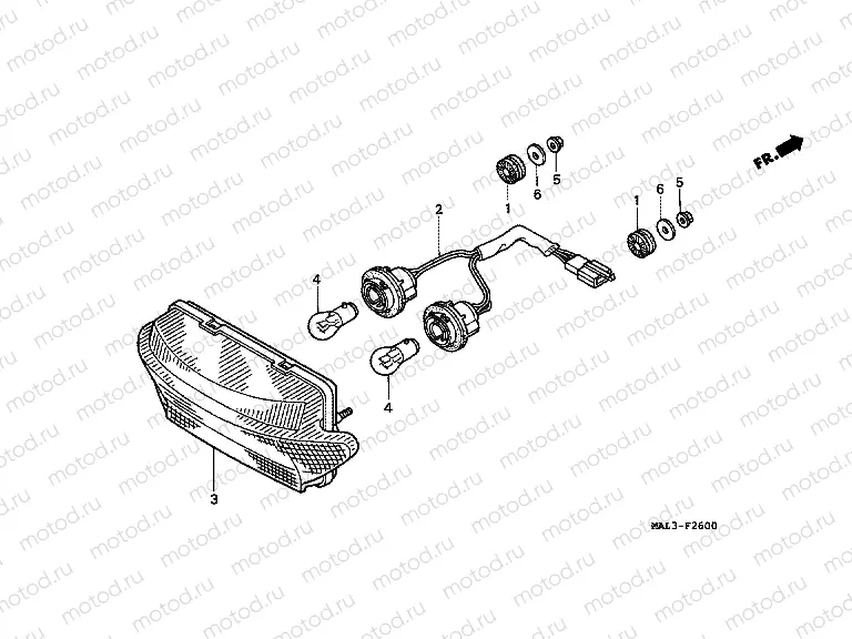 F-26 REAR LAMP