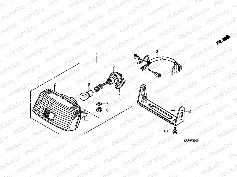 F-26 REAR LAMP