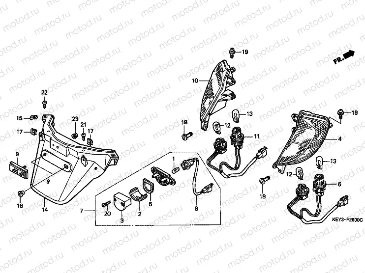 F-26 REAR LAMP / REAR FENDER