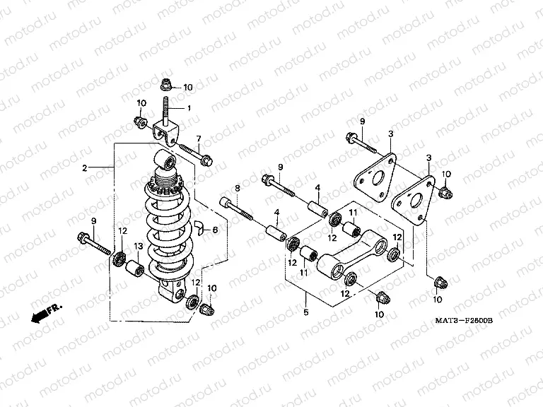 F-26 REAR SHOCK ABSORBER