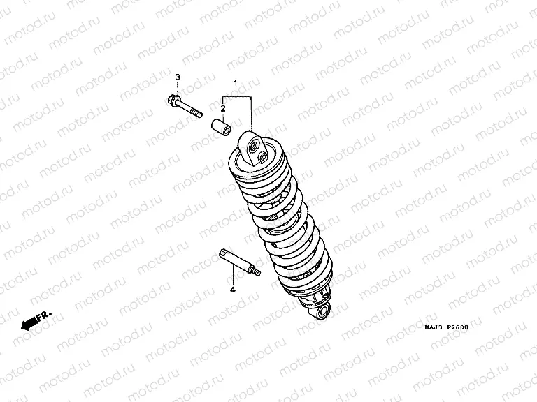 F-26 REAR SHOCK ABSORBER