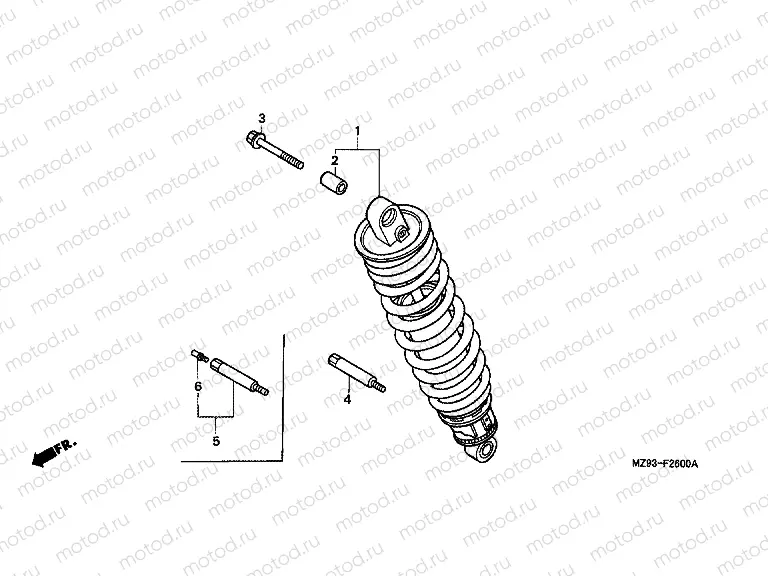 F-26 REAR SHOCK ABSORBER