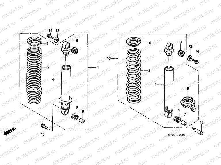 F-26 REAR SHOCK ABSORBER