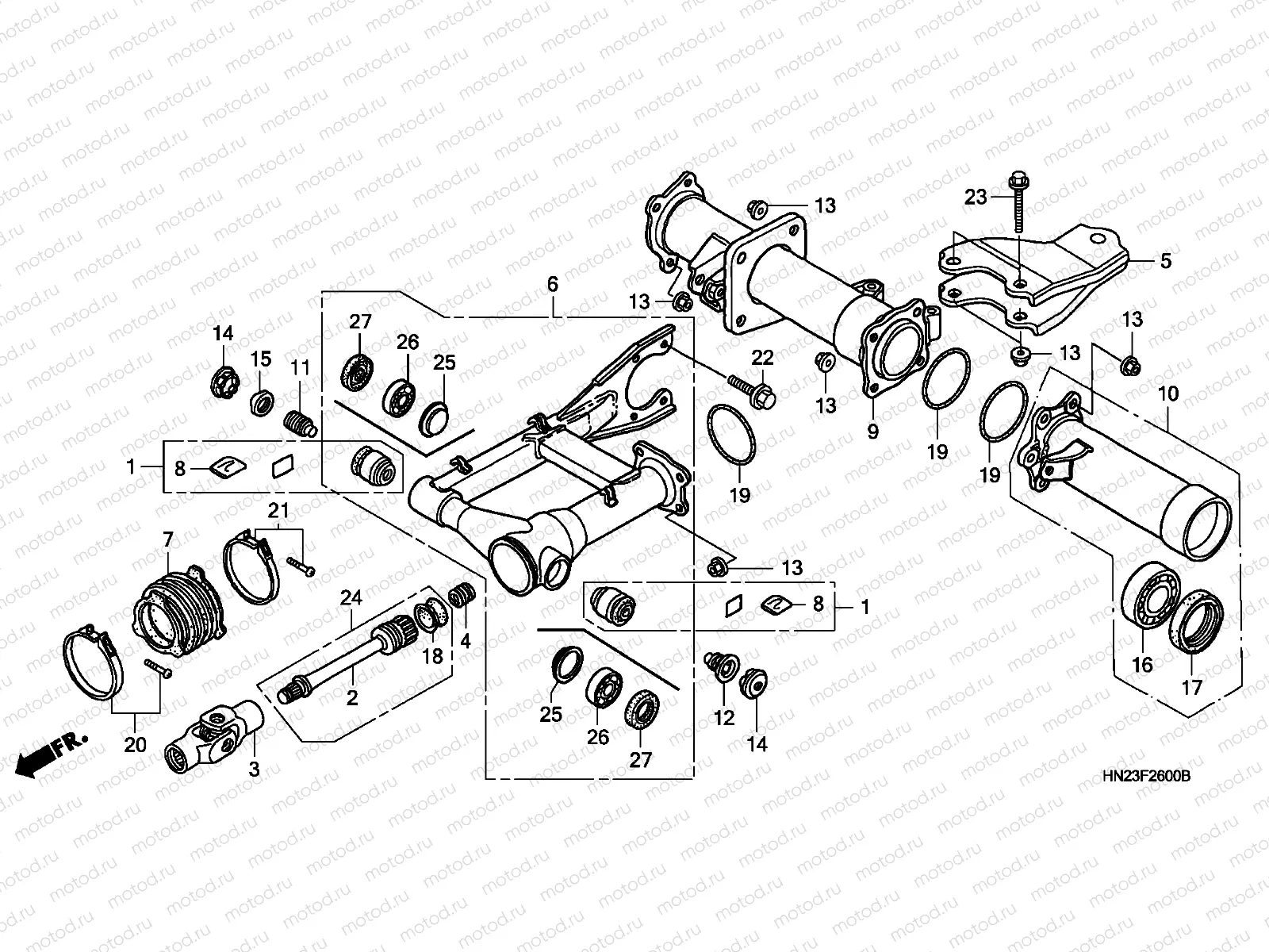 F-26 SWINGARM