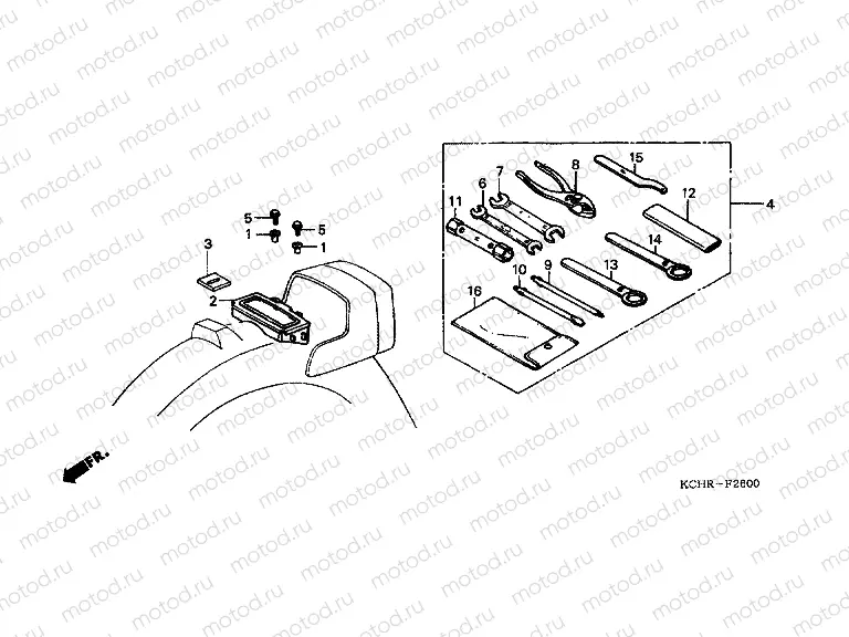 F-26 TOOL BOX / TOOLS