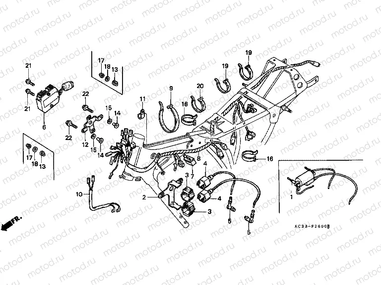 F-26 WIRING HARNESS / IGNITION COIL
