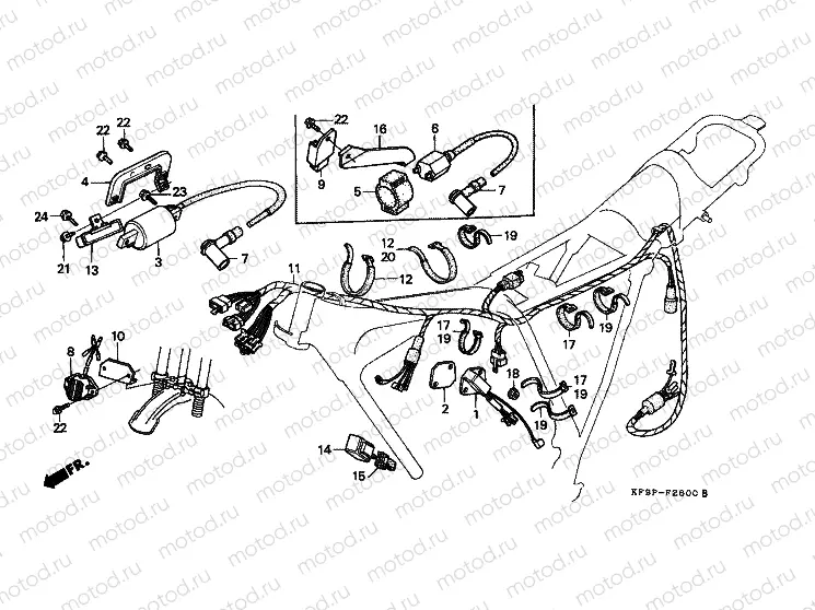 F-26 WIRING HARNESS / IGNITION COIL