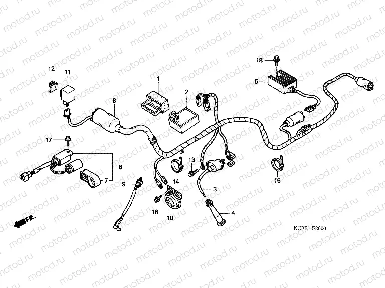 F-26 WIRING HARNESS / IGNITION COIL