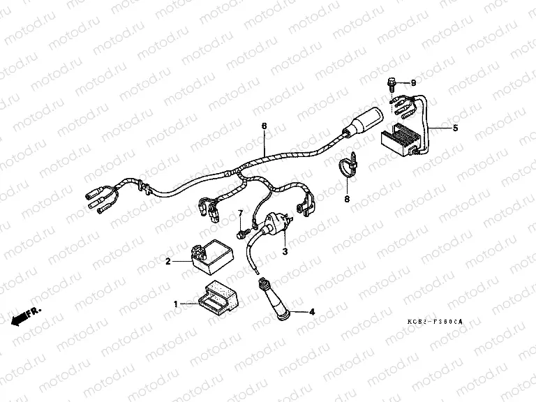 F-26 WIRING HARNESS / IGNITION COIL (CM)