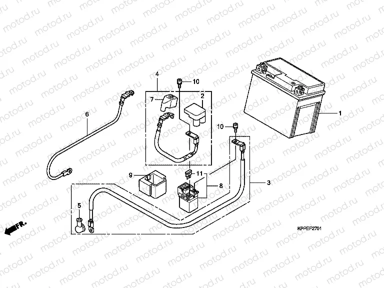 F-27-1 BATTERY (CBR125RW7 / RW9 / RWA)