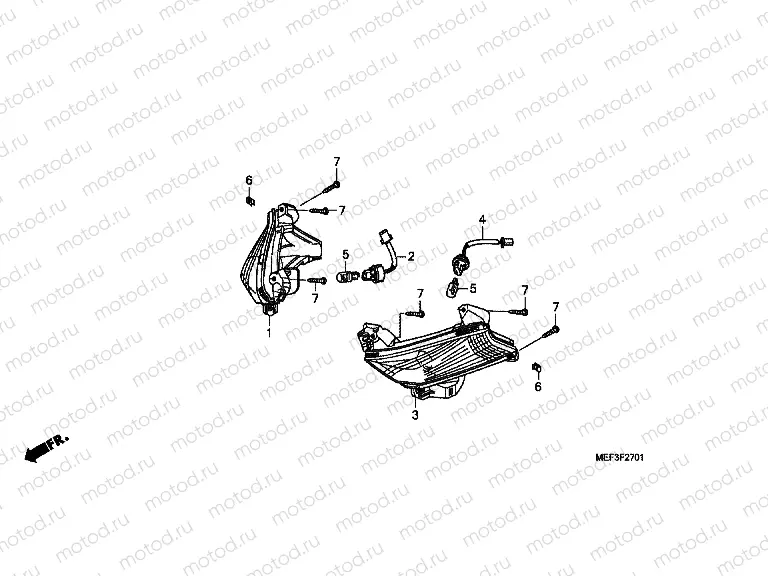 F-27-1 FLASHING (FJS400D9 / FJS400A)