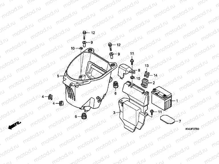 F-27 BATTERY / LUGGAGE BOX