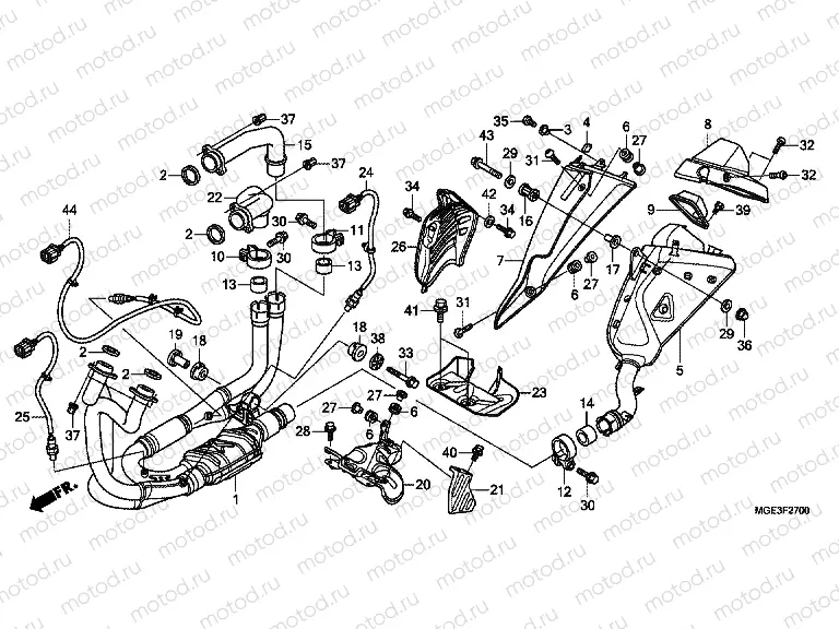 F-27 EXHAUST DRUM