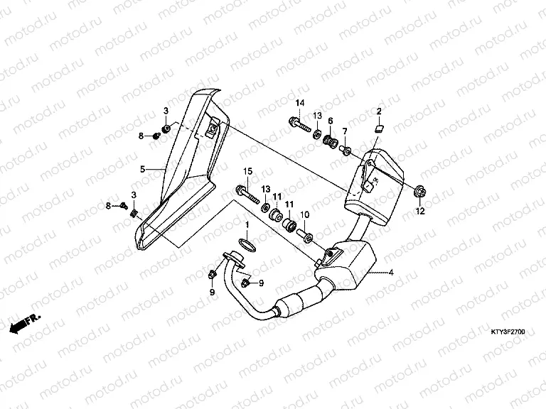 F-27 EXHAUST DRUM