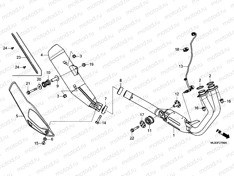 F-27 EXHAUST MUFFLER