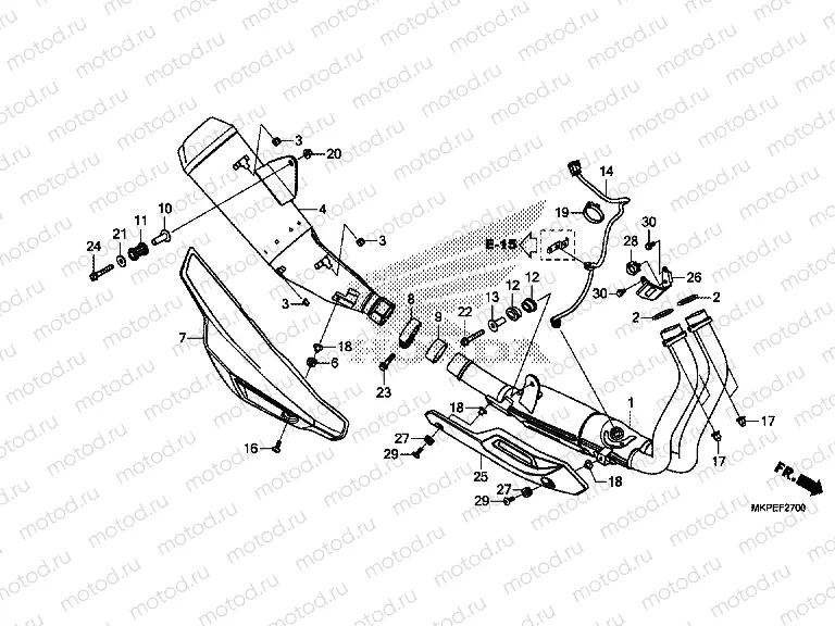 F-27 EXHAUST MUFFLER