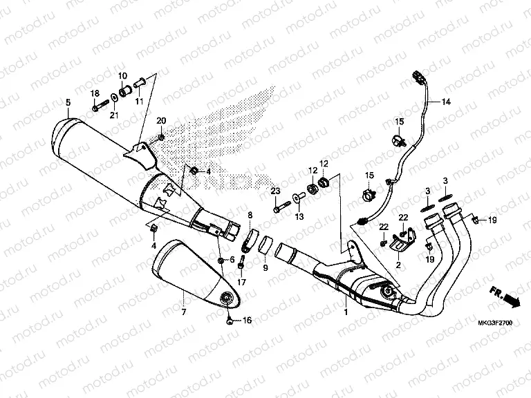 F-27 EXHAUST MUFFLER