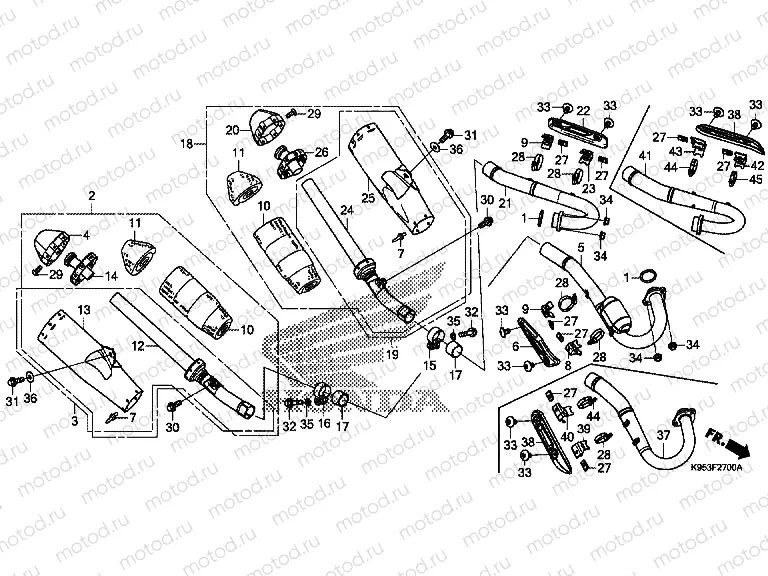 F-27 EXHAUST MUFFLER