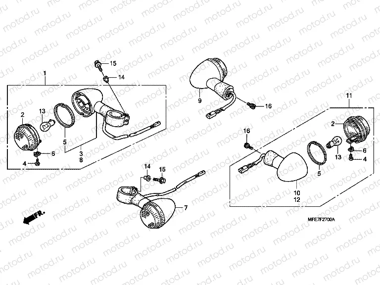 F-27 FLASHING (VT750C2 / C2F / C2S)