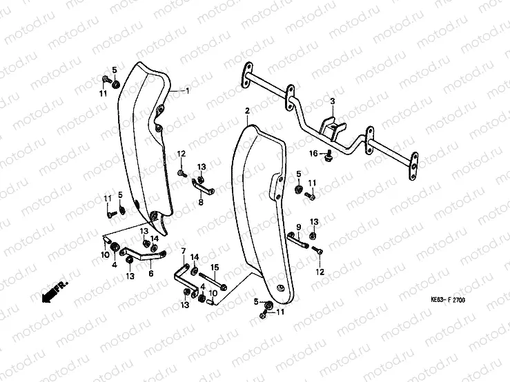 F-27 FOOT PROTECTION PLATE