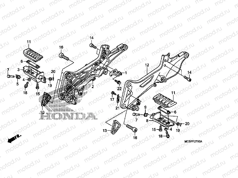 F-27 FOOTREST (05 -07)