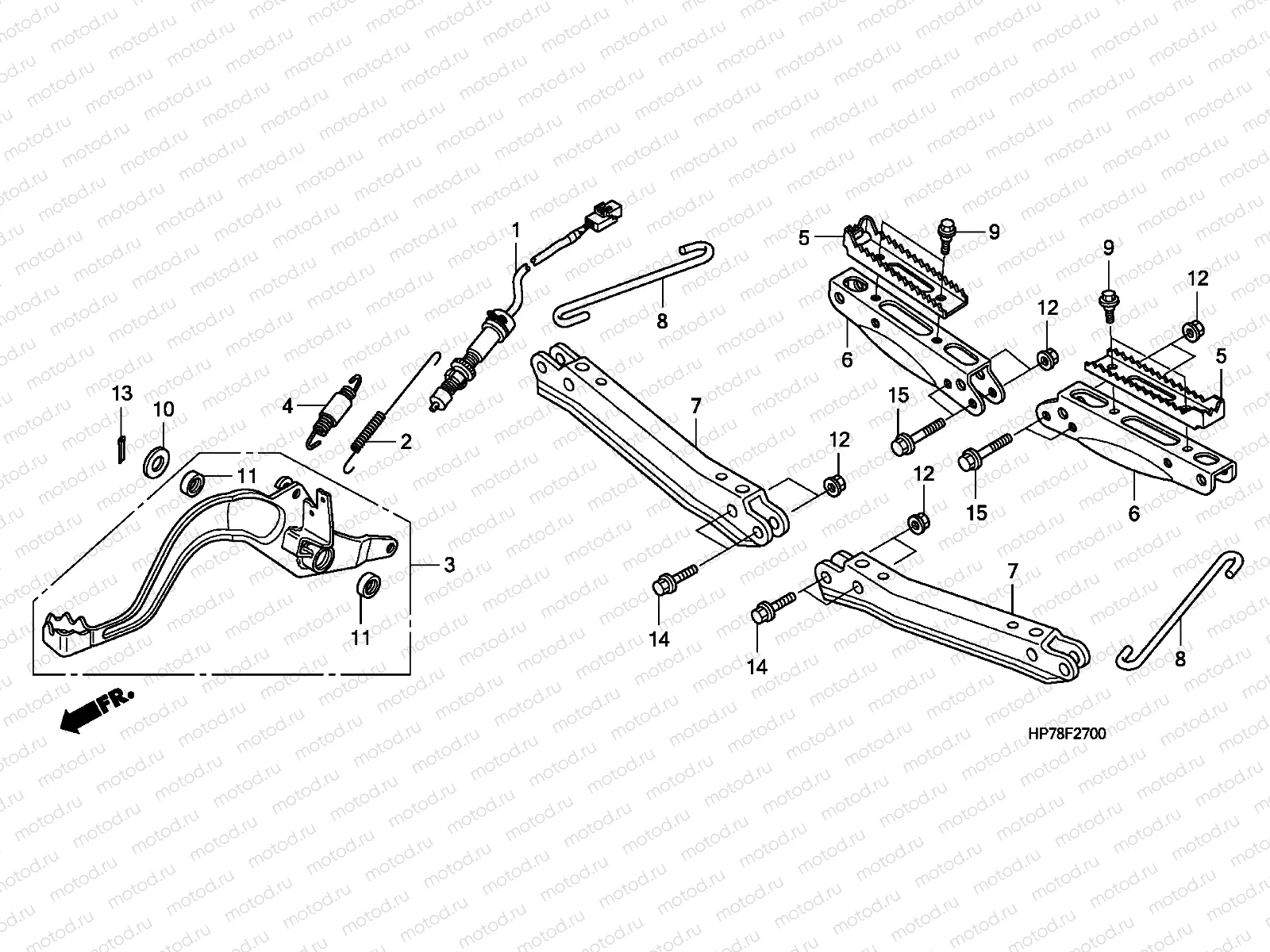 F-27 PEDAL/STEP