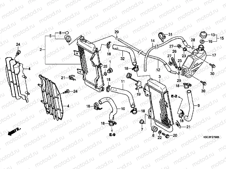 F-27 RADIATOR