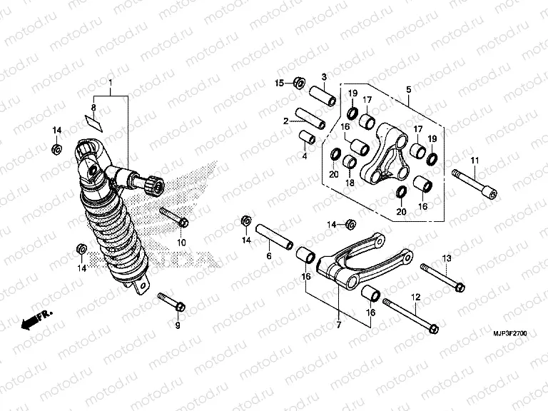 F-27 REAR CUSHION