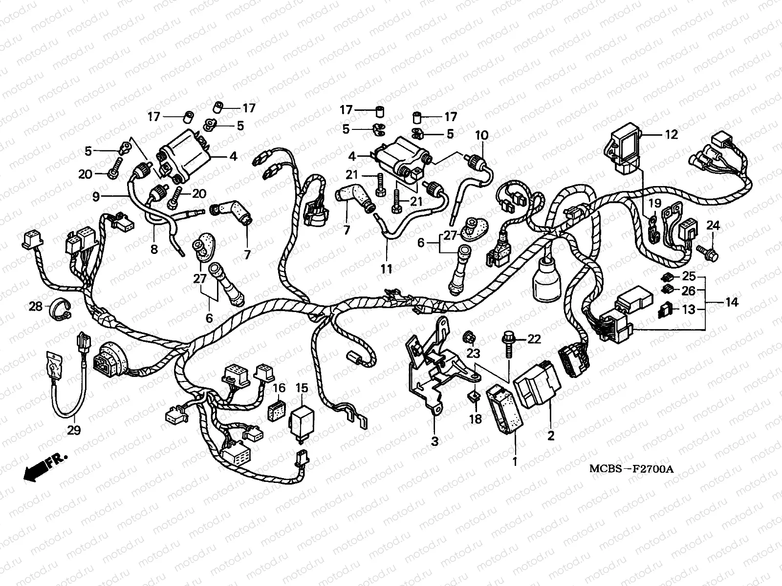 F-27 WIRE HARNESS