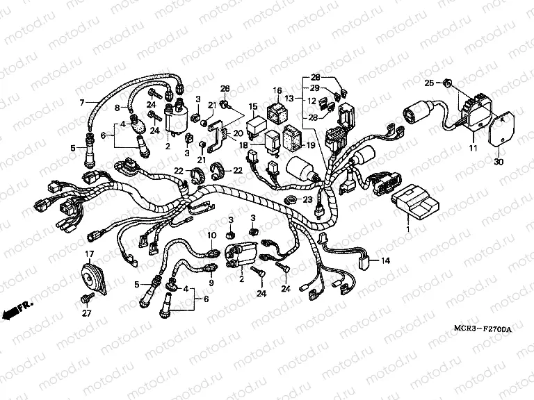F-27 WIRING HARNESS
